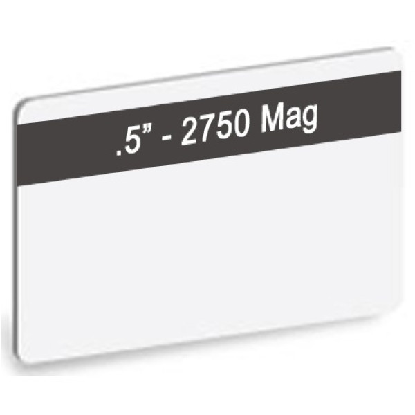 (500) PVC ID cards blank white HiCo (2750 Oe) con banda magnética 1/2 (500) PVC ID cards blank white HiCo (2750 Oe) con banda magnética 1/2
