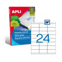 Etiq.APLI  70 x36 poliv.100A4 2400u
