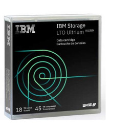 DC IBM Ultrium LTO-9 (BaFe) WORM 18TB/45TB (una grabación)