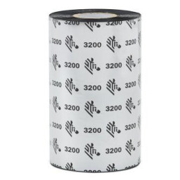 (6) Ribbon transfer.térmica ZEBRA 3200 wax/resin 100mm x300m. (cera/resina premium) ZD/TLP2746 25mm