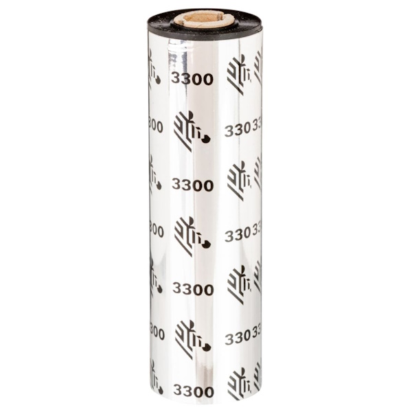 (12) Ribbon transfer.térmica ZEBRA 3300 wax/resin 64mm x 74m. Desktop printers core 12.7mm (12) Ribbon transfer.térmica ZEBRA 3300 wax/resin 64mm x 74m. Desktop printers core 12.7mm