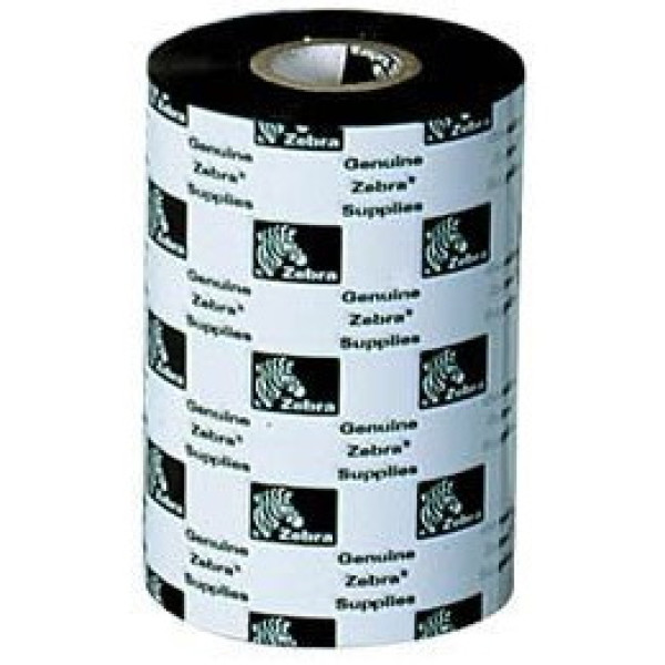 (6) Ribbon transfer.térmica ZEBRA 5319 perform.wax 110mm x 450m. (cera) Industrial printers 25mm core