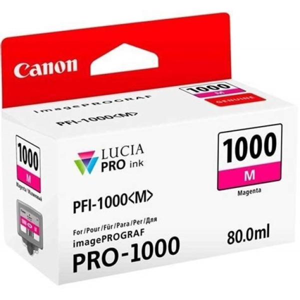 C.t. CANON PFI-1000M magenta 80ml PRO-1000 IPF6300 IPF6350 IPF6400 IPF6450