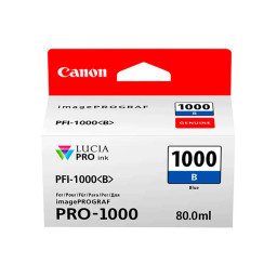 C.t. CANON PFI-1000B azul 80ml PRO-1000 IPF6300 IPF6350 IPF6400 IPF6450