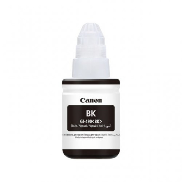 C.t. CANON GI-490BK: Pixma G1400 G2400 G3400 Black 60.000p.