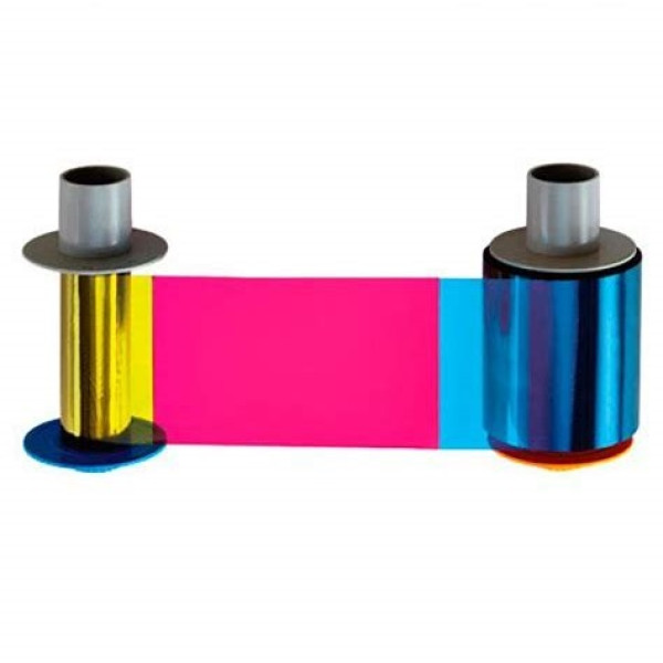 Cinta HID FARGO: YMCKK HDP Full-color ribbon Two resin black panels 4 - 400p.