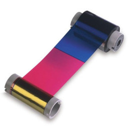 Cinta HID FARGO color YMCK HDP5600 500p. Full color ribbon with resin black