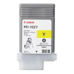 C.t. CANON PFI-102Y amarillo 130ml IPF500 IPF600 IPF700 IPF710 IPF750