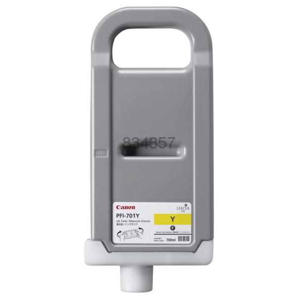 C.t. CANON PFI-701Y amarillo 700ml IPF8000 IPF8100 IPF9000 IPF9100