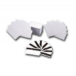 (500) Tarjetas ZEBRA PVC Premier color blanco CR80 86x54mm 10MIL (solo para Direct to card printers)