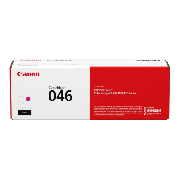 Toner CANON 046 M: magenta LBP650 MFC730 LBP653 LBP654 MF732 MF734 MF735  2.300p.