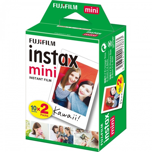 FUJIFILM instax mini instant film 10h x 2pk credit card size photos 8,6x5,4cm