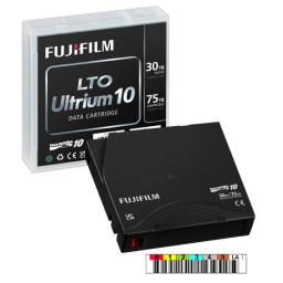 DC FUJIFILM Ultrium LTO-10 30TB/75TB etiquetado (SrFe+BaFe) secuencia a medida