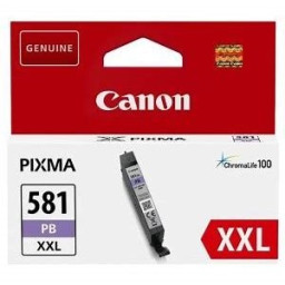 C.t. CANON CLI581XXL PB Photo Blue (envase cartón)