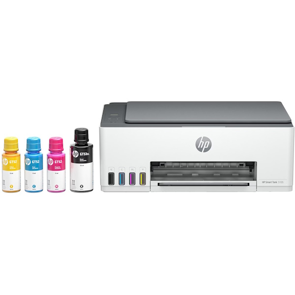 Impr.multifunción HP Smart Tank 5105 3en1, 12/5pm, 100h, USB/WiFi, 4ink tanks