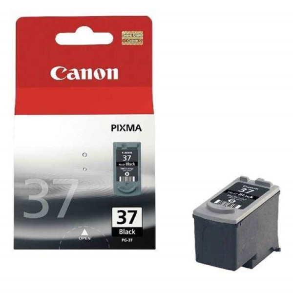 C.t. CANON PG37  IP1800 IP1900 IP2500 IP2600 negro MP140 MP190 MP210 MP220