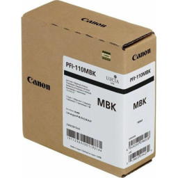 C.t. CANON PFI-110MBK negro mate 160ml TX2000 TX2100 TX3000 TX3100 TX4000 TX4100