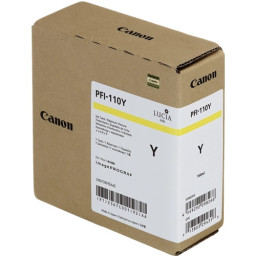 C.t. CANON PFI-110Y amarillo 160ml TX2000 TX2100 TX3000 TX3100 TX4000 TX4100