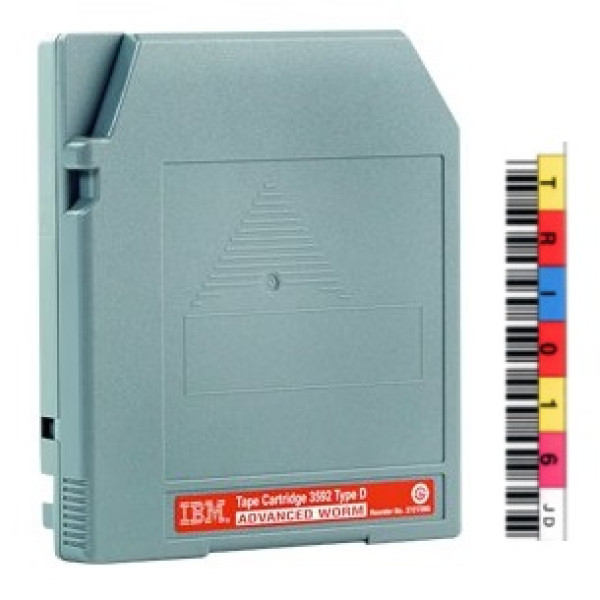 Cart.IBM 3592 10TB ADVANCED WORM etiquetado 1 grabación, id Cart.IBM 3592 10TB ADVANCED WORM etiquetado 1 grabación, id