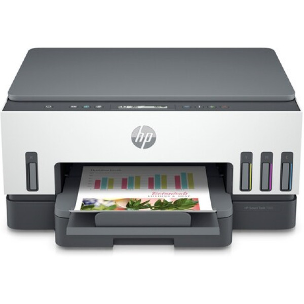 Impr.multifunción HP Smart Tank 7005 3en1, 15/9pm, 250h, esc.plano,USB/WiFi, 4ink tanks