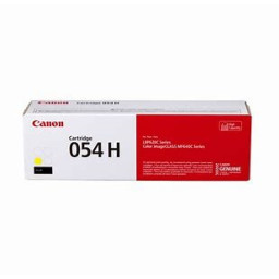 Toner CANON 054H Y: amarillo LBP621 LBP622 LBP623 MF641 MF643 MF644 MF645  alta capacidad 2.300p.