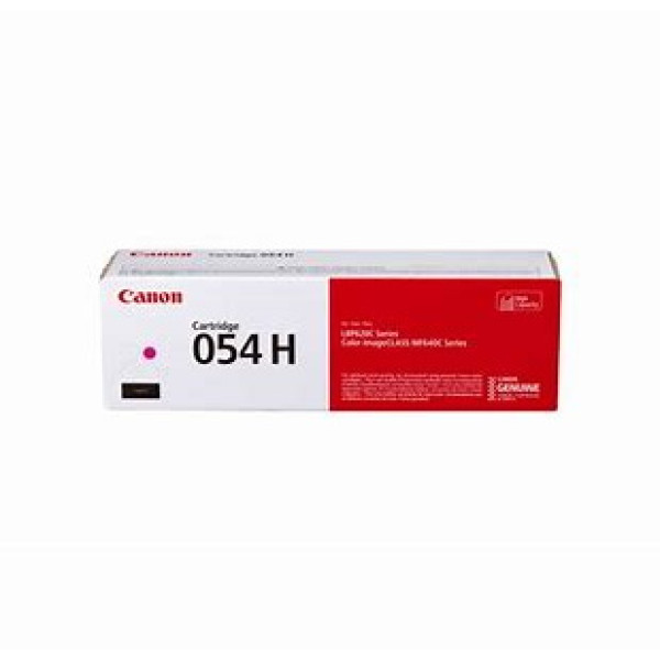 Toner CANON 054H M: magenta LBP621 LBP622 LBP623 MF641 MF643 MF644 MF645  alta capacidad 2.300p.