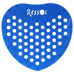 Rejilla urinario RESSOL Cuore color Azul fragancia Citric Orange