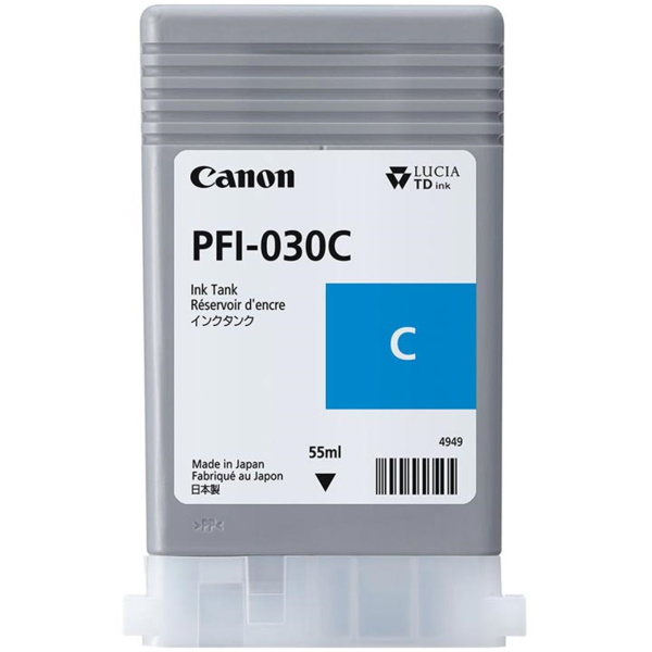 C.t. CANON PFI-030C cian 55ml  IPF TA20 TA30 TM240 TM340