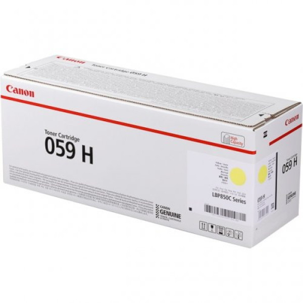 Toner CANON 059H: LBP852CX 851C 852Ci Yellow 