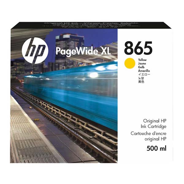 C.t.HP #865 amarillo PageWide XL 3920 4200 4700 5200 8200  500ml
