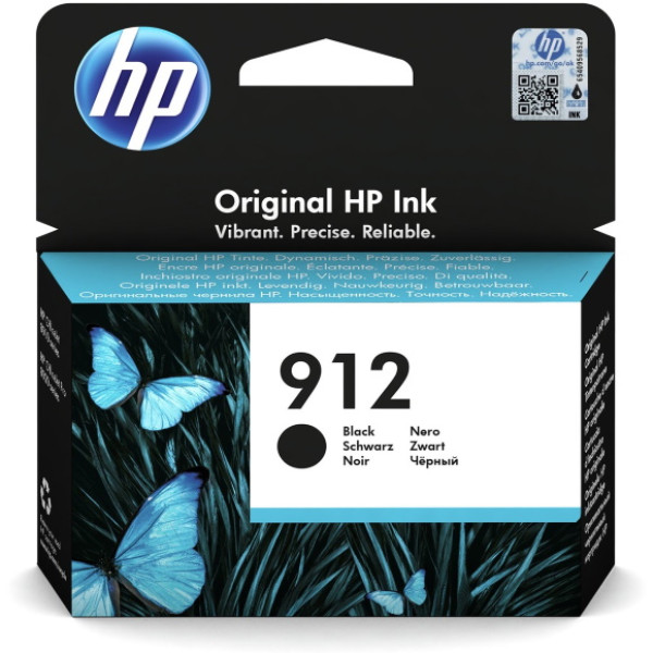 C.t.HP #912 negro OfficeJet Pro 8010 8020 8022 300p.