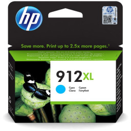 C.t.HP #912XL cian OfficeJet Pro 8010 8020 8022 Alta capacidad 825p.