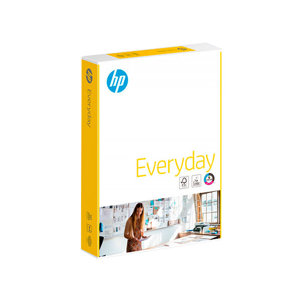 Papel HP Everyday 500A4  75g. 75g 21x29,7 CA Blanco inkjet/laser (CHP650)
