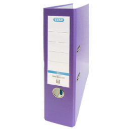Archivador de palanca ELBA FOLIO Violeta 2 anillas / lomo 80 mm