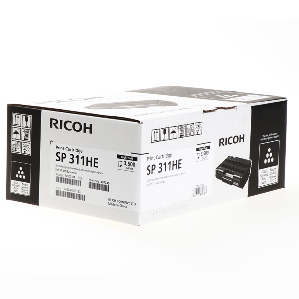 Toner RICOH Aficio SP311HE negro 3.500p. 