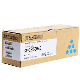 Toner RICOH SP C360HE Cyan 5.000p.