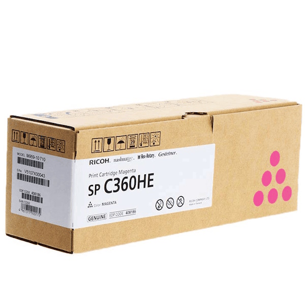 Toner RICOH SP C360HE Magenta 5.000p.