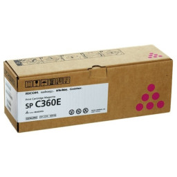 Toner RICOH SP C360E Magenta 1.500p. Toner RICOH SP C360E Magenta 1.500p.