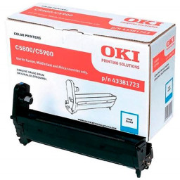 Tambor OKI C5550 C5800 C5900 cian 20.000p.