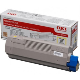 Toner OKI C5650 C5750 amarillo 2.000p.