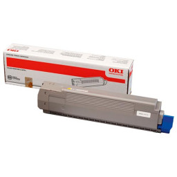 Toner OKI C801 C821 amarillo 7.300p.