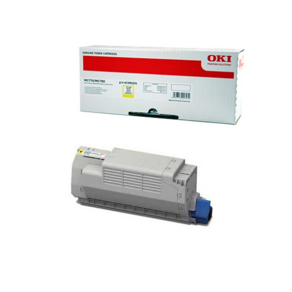 Toner OKI MC770 MC780 amarillo 11.500p.