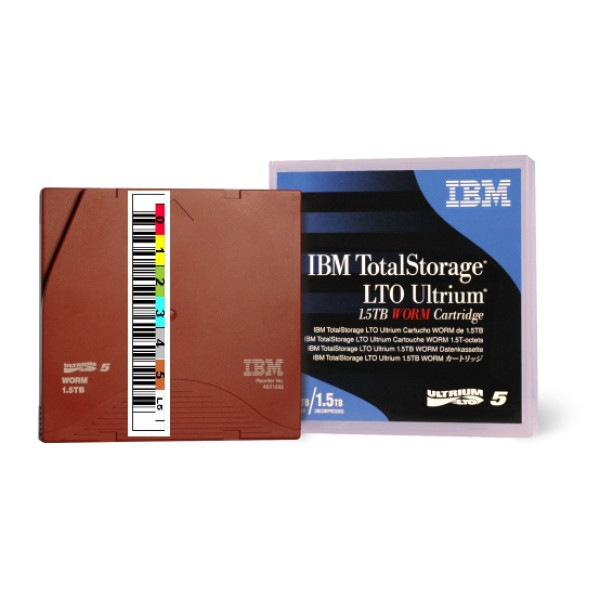 DC IBM Ultrium LTO-5 WORM etiquetado 1,5/3,0TB (una grabación) secuencia a medida