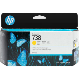 C.t. HP #738 amarillo 130ml Designjet T850 T870 T950