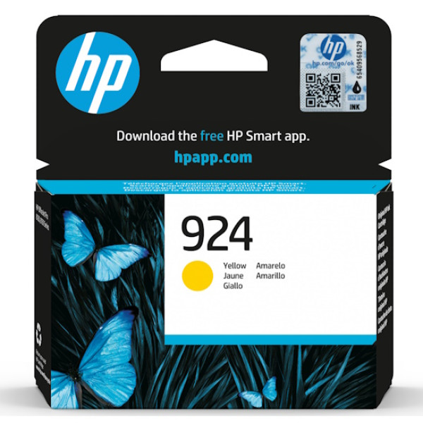 C.t.HP #924 amarillo OfficeJet Pro 8120 8122 8123 8130 8132 8135  400p.