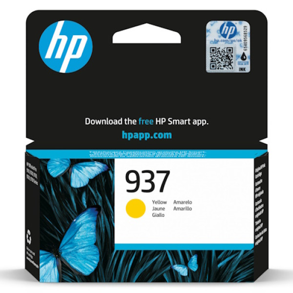 C.t.HP #937 amarillo OfficeJet Pro 9110 9120 9130 9700  800p.