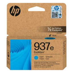 C.t.HP #937e cyan OfficeJet Pro 9110 9120 9130 9700  1650p. EvoMore alta capacidad