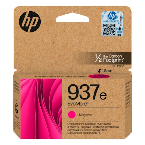 C.t.HP #937e magenta OfficeJet Pro 9110 9120 9130 9700  1650p. EvoMore alta capacidad