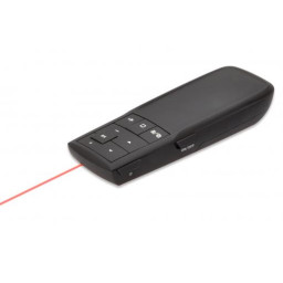 DIGITUS Ednet Presentador láser inalámbrico 2.4GHz láser rojo, hasta 15m.