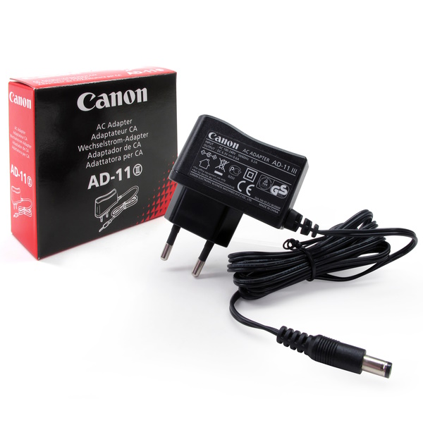 Adaptador corriente AC calculadora CANON AD-11 III 300mA (enchufe europeo 2 pines)